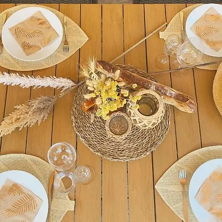 Le Petit Bali Spacieuse Pour 8 Avec Piscine בית נופש סן סיפריאן